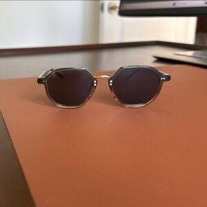 KREWE Black and Gold Sunglasses